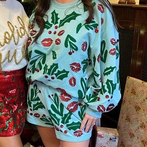 Queen of Sparkles Mistletoe Set NWT